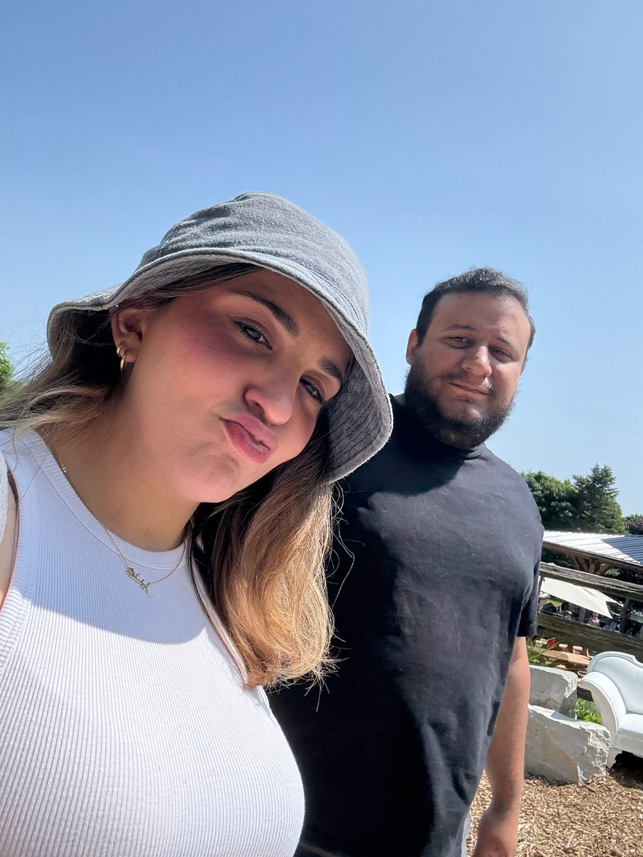 With my person